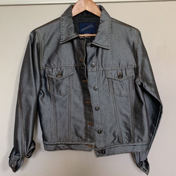 Metallic denim jacket - Picture 2 of 4